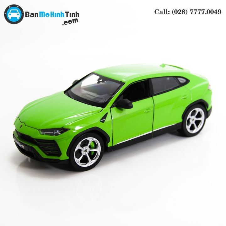 MÔ HÌNH LAMBORGHINI URUS GREEN 1:24 WELLY- 24094