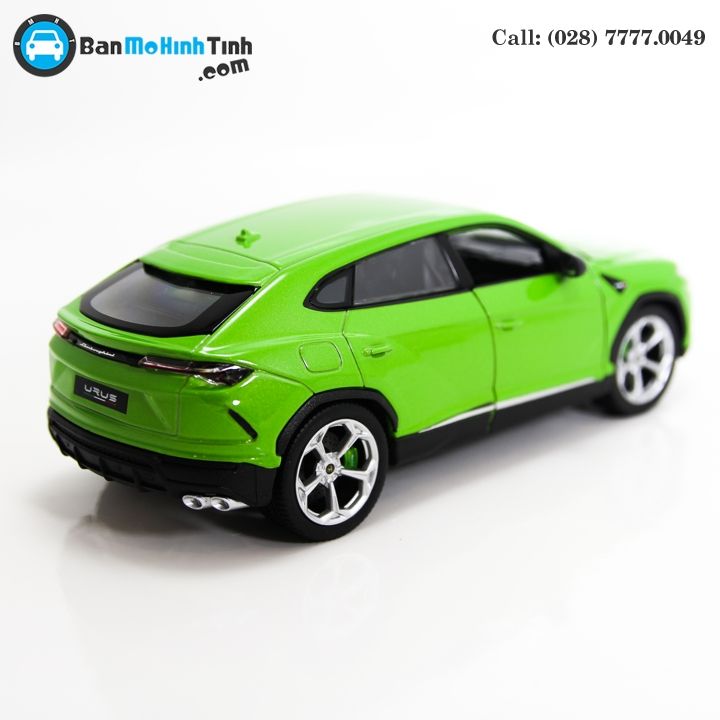 MÔ HÌNH LAMBORGHINI URUS GREEN 1:24 WELLY- 24094