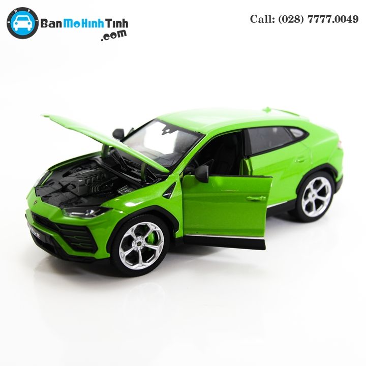 MÔ HÌNH LAMBORGHINI URUS GREEN 1:24 WELLY- 24094