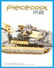 Mô hình kim loại lắp ráp 3D Xe Tăng M1A2 Sep Tusk II (Gold, Silver) – Piececool MP218