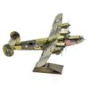 Mô hình kim loại lắp ráp 3D Liberator B-240 (Máy Bay Ném Bom B-240) (Gold, Green) - Metal Head MP929