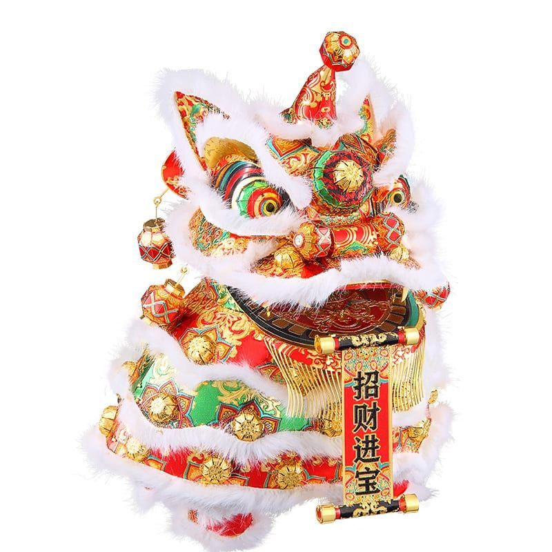 Mô hình kim loại lắp ráp 3D Dancing Lion (Con Lân) - Piececool