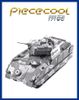 Mô hình kim loại lắp ráp 3D Xe Tăng M2A2 Bradley IFV (Silver) – Piececool MP128