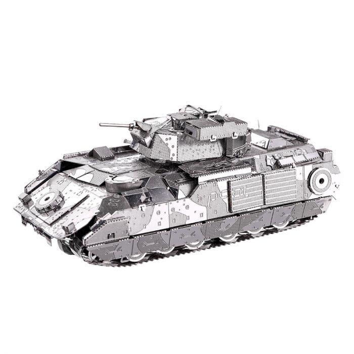 Mô Hình Kim Loại Lắp Ráp 3D Xe Tăng M2A2 Bradley IFV (Silver) – Piececool MP128