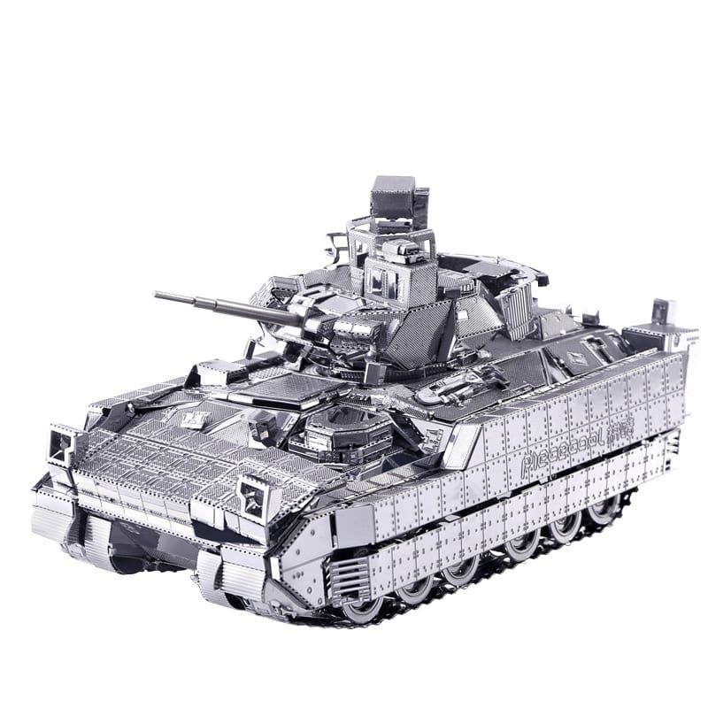 Mô Hình Kim Loại Lắp Ráp 3D Xe Tăng M2A3 Bradley IFV (Silver) – Piececool MP099