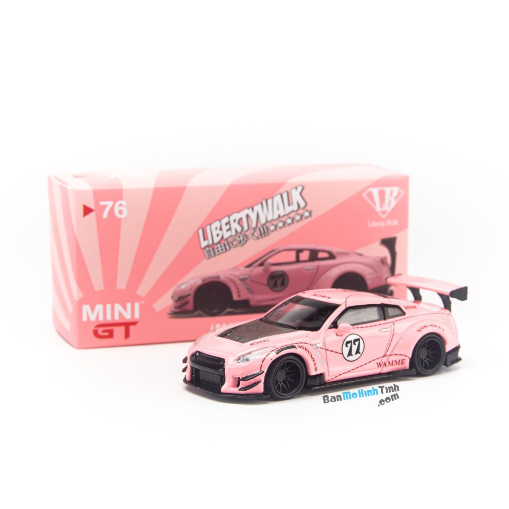 Mô hình xe Nissan GT-R R35 2009 Liberty Walk LB Works 1:64 MiniGT