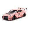 Mô hình xe thể thao Nissan GT-R R35 2009 Liberty Walk LB Works 1:64 MiniGT Pink giá rẻ (2)