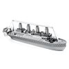 Mô hình kim loại lắp ráp 3D Tàu Titanic (Silver) – Metal Mosaic MP715