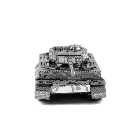 Mô hình kim loại lắp ráp 3D Tiger I Tank (Xe Tăng Tiger I) (Silver) Metal Mosaic MP701
