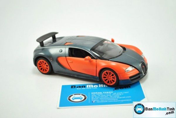 Mô hình xe Bugatti Veyron Orange 1:32 Double Horse