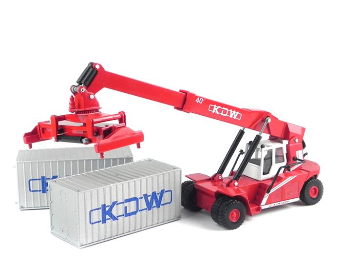 Mô hình xe Gắp container red 1:50 KDW - 625036