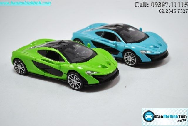 MÔ HÌNH MCLAREN P1 BABY BLUE 1:32 ALLOMETAL