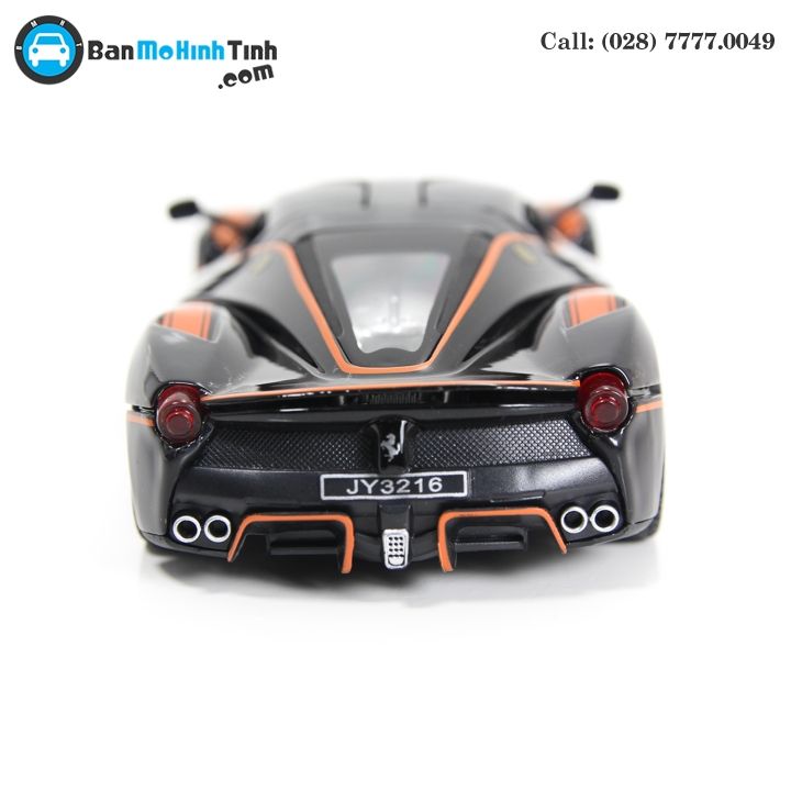 MÔ HÌNH FERRARI LAFERRARI FXX K NO.98 BLACK/ ORANGE 1:32 DOUBLEHOUSES