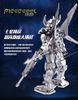 Mô hình kim loại lắp ráp 3D Spirit Bull (Robot Bò Mộng) (Silver) – Piececool MP129