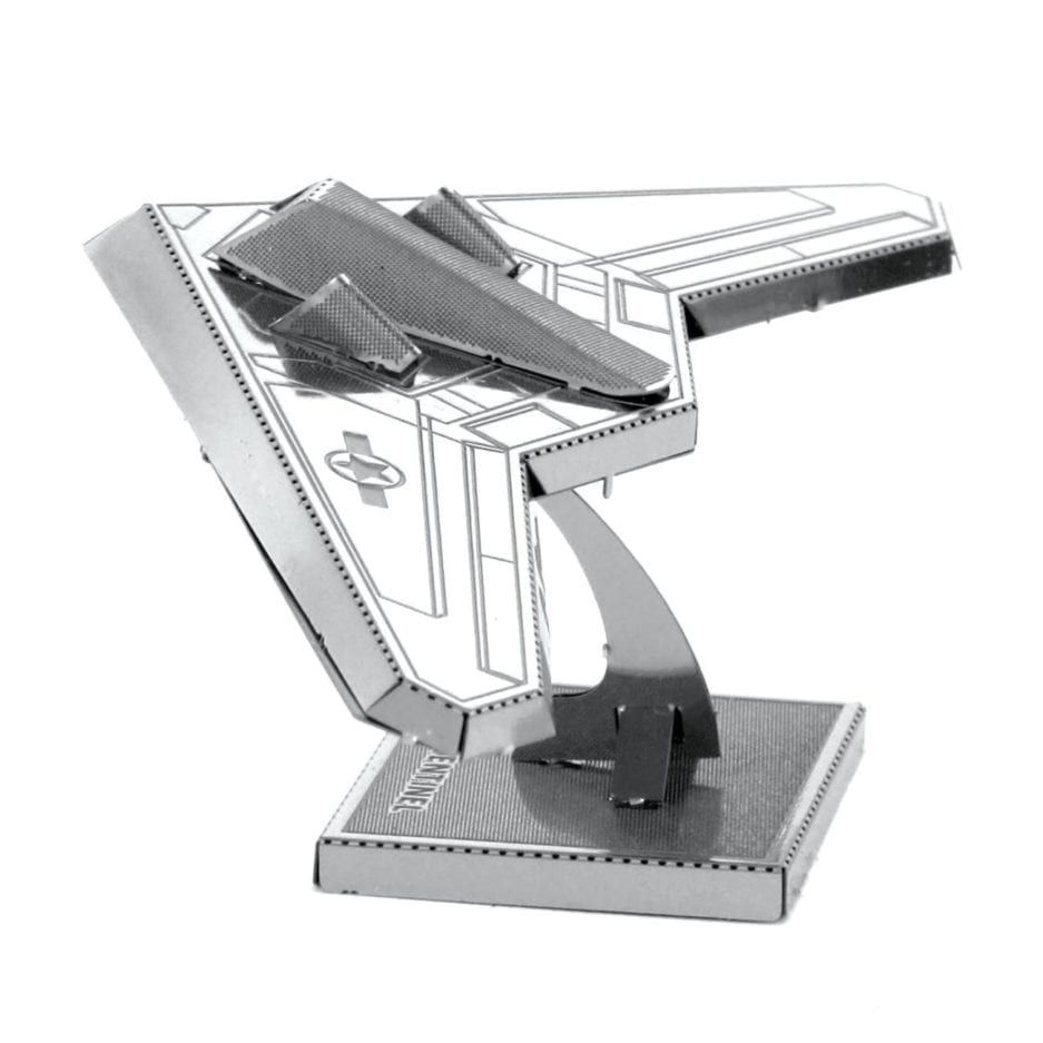 Mô Hình Kim Loại Lắp Ráp 3D Máy Bay Tàng Hình RQ-170 Sentinel (Silver) – Metal Works MP157