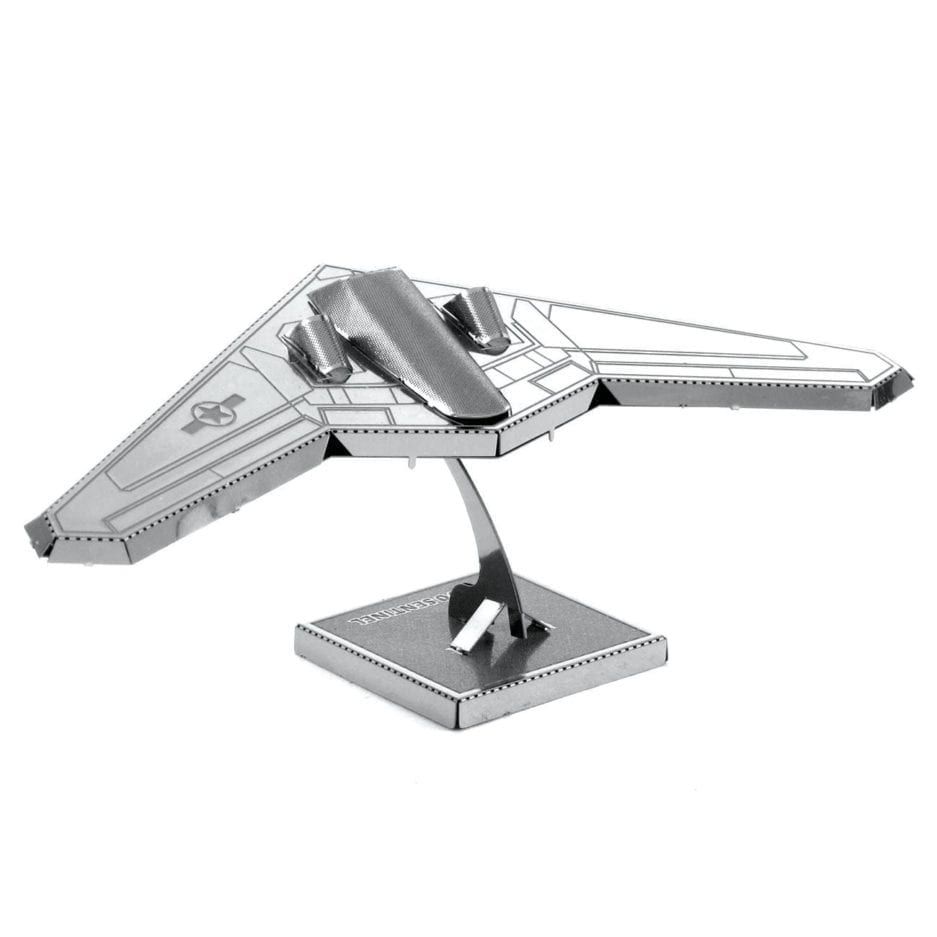 Mô Hình Kim Loại Lắp Ráp 3D Máy Bay Tàng Hình RQ-170 Sentinel (Silver) – Metal Works MP157