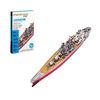 Mô hình kim loại lắp ráp 3D Thiết Giáp Hạm Yamato Battleship (Silver, Red) – Piececool MP462
