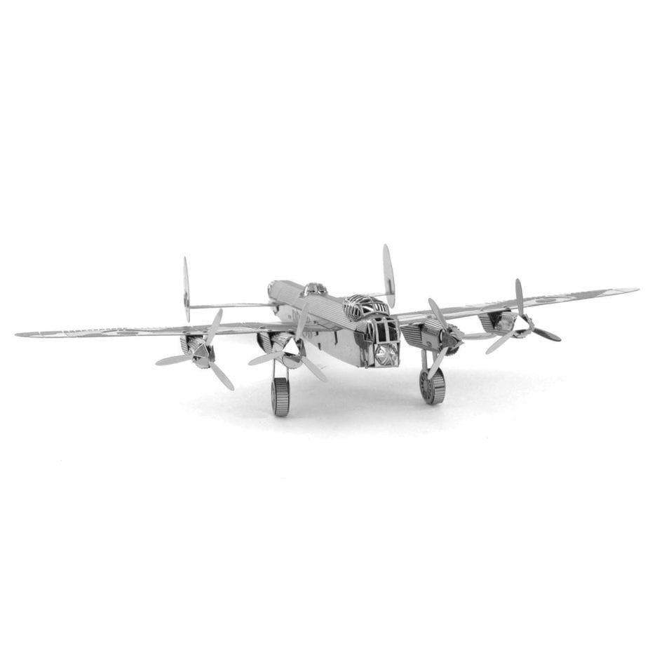 Mô hình kim loại lắp ráp 3D Máy Bay Avro Lancaster Bomber (Silver) – Metal Works MP137