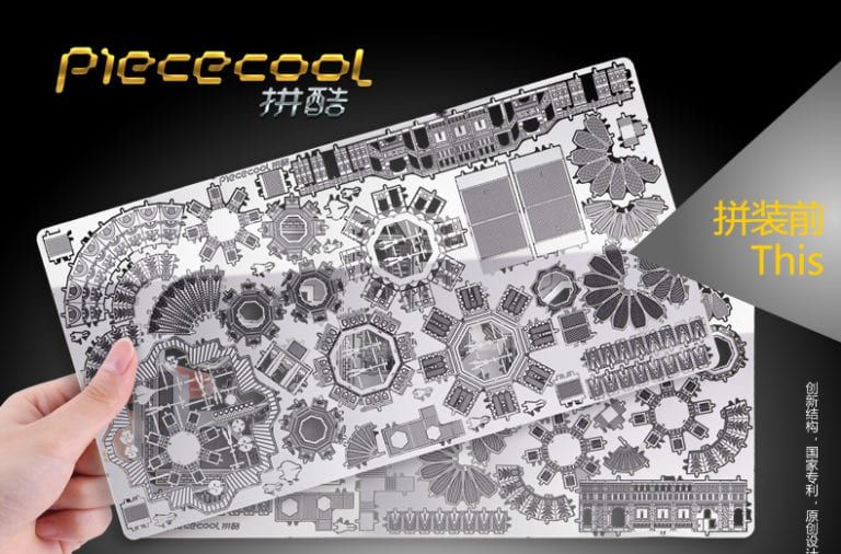 Mô hình kim loại lắp ráp 3D Saint Basil (Nhà Thờ Chính Tòa) (Silver) – Piececool MP438