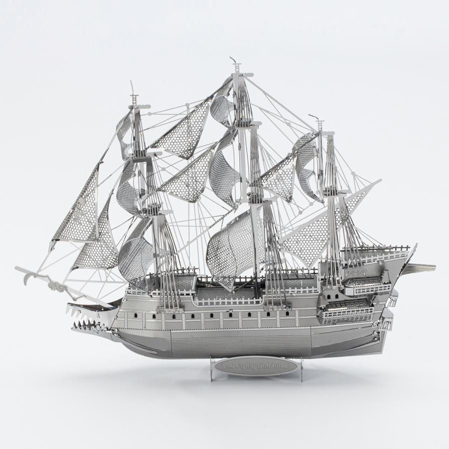 Mô hình kim loại lắp ráp 3D The Flying Dutchman (Tàu Người Hà Lan Bay) (Silver) - Piececool MP127
