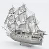 Mô hình kim loại lắp ráp 3D The Flying Dutchman (Tàu Người Hà Lan Bay) (Silver) - Piececool MP127