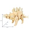 Mô hình gỗ lắp ráp 3D Robotic Stegosaurus (Khủng Long Kiếm) (Wood Color) - Robotime  D440 - WP038