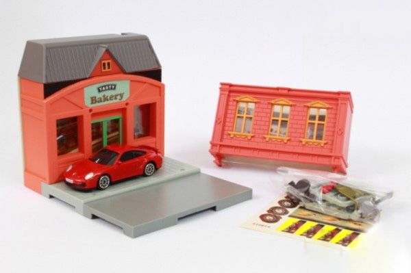 Mô hình Diorama Bakery - Porsche 911 Turbo 1:64 UNI (614012)