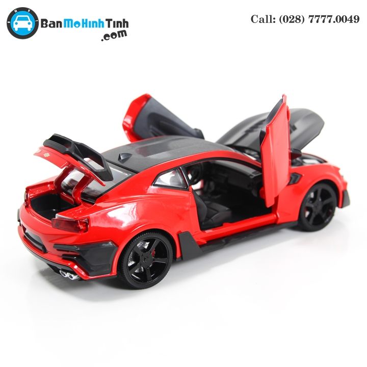 MÔ HÌNH CHELVOLET CAMARO ZL1 TRANSFORMERS BUMBLEBEE EDITION RED 1:24 DOUBLEHOUSES