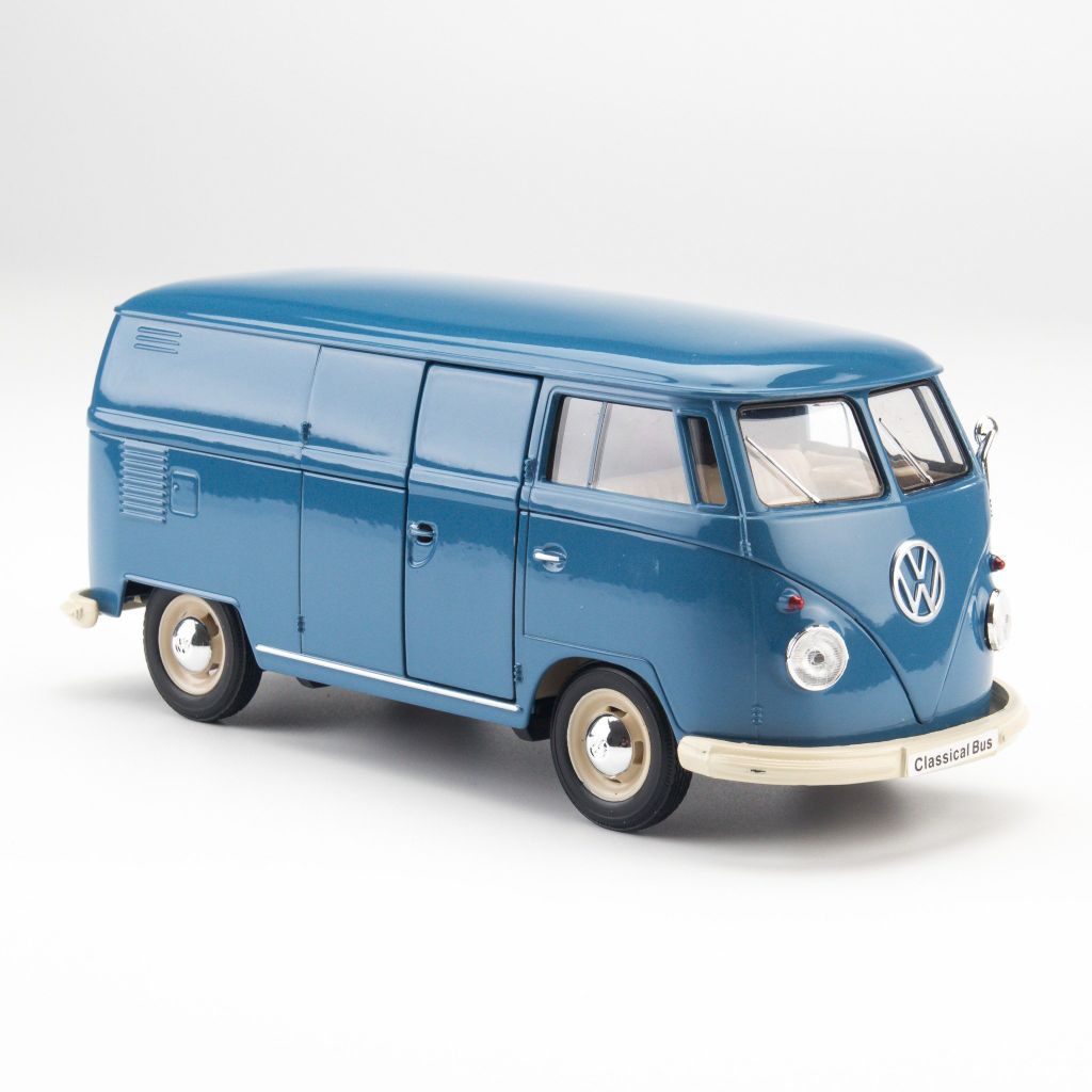 Mô hình xe Volkswagen T1 Bus 1963 Blue 1:24 Welly - 22095