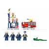 Bộ đồ chơi mô hình lắp ráp Trung tâm huấn luyện chữa cháy Sluban