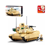Bộ đồ chơi mô hình lắp ráp xe tăng M1A2 SEP V2 Abrams Sluban