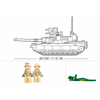 Bộ đồ chơi mô hình lắp ráp xe tăng M1A2 SEP V2 Abrams Sluban