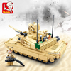 Bộ đồ chơi mô hình lắp ráp xe tăng M1A2 SEP V2 Abrams Sluban