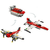 Bộ xếp hình lego máy bay chiến đấu, thuyền 3in1 Decool