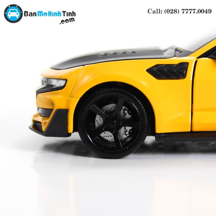 MÔ HÌNH CHELVOLET CAMARO ZL1 TRANSFORMERS BUMBLEBEE EDITION YELLOW 1:24 DOUBLEHOUSES