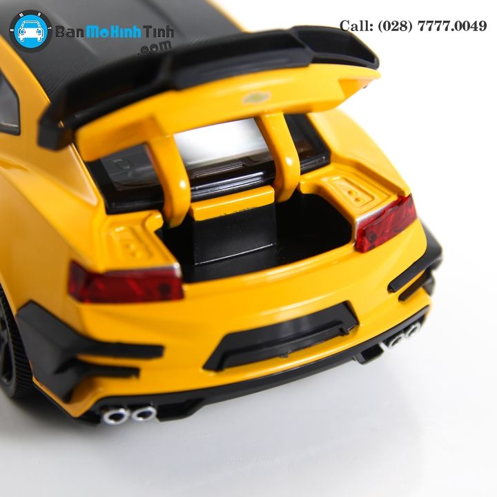 MÔ HÌNH CHELVOLET CAMARO ZL1 TRANSFORMERS BUMBLEBEE EDITION YELLOW 1:24 DOUBLEHOUSES