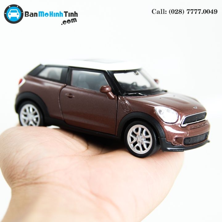 MÔ HÌNH MINI COOPER S PACEMAN BROWN 1:36 WELLY- 43685
