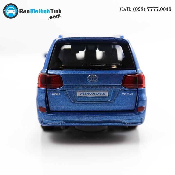 MÔ HÌNH TOYOTA LAND CRUISER 2019-V8 BLUE 1:32 MINIAUTO