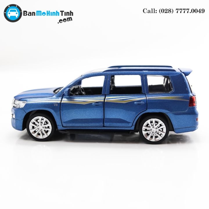 MÔ HÌNH TOYOTA LAND CRUISER 2019-V8 BLUE 1:32 MINIAUTO