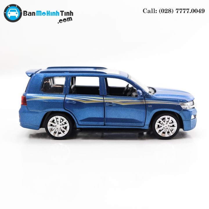 MÔ HÌNH TOYOTA LAND CRUISER 2019-V8 BLUE 1:32 MINIAUTO