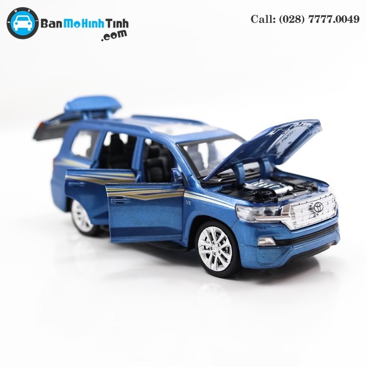 MÔ HÌNH TOYOTA LAND CRUISER 2019-V8 BLUE 1:32 MINIAUTO