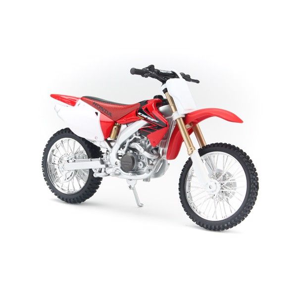 Mô hình mô tô Honda CRF450 Red 1:12 Maisto- 31104