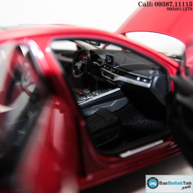 MÔ HÌNH AUDI A4 ALL NEW 2017 SEDAN RED 1:18 DEALER