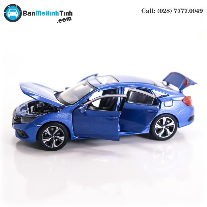 MÔ HÌNH HONDA CIVIC BLUE 1:32 JACKIE KIM