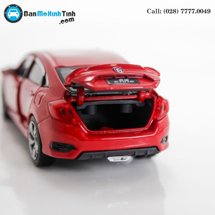 MÔ HÌNH HONDA CIVIC RED 1:32 JACKIE KIM