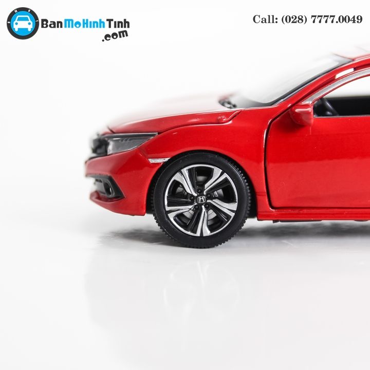 MÔ HÌNH HONDA CIVIC RED 1:32 JACKIE KIM