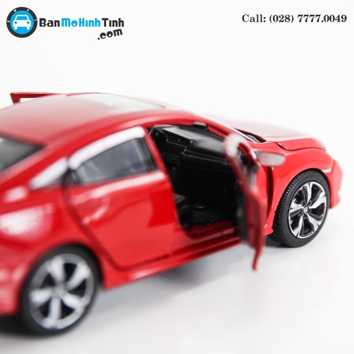 MÔ HÌNH HONDA CIVIC RED 1:32 JACKIE KIM