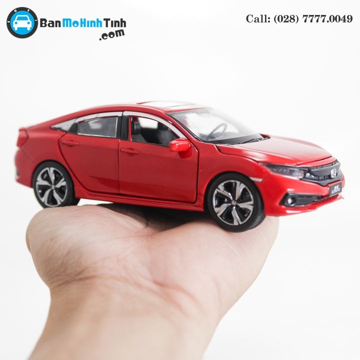 MÔ HÌNH HONDA CIVIC RED 1:32 JACKIE KIM