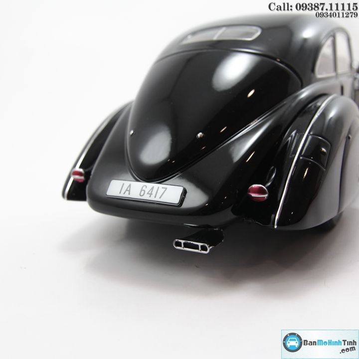 MÔ HÌNH MERCEDES 540K TYPE W24 BLACK/ WHITE 1:18