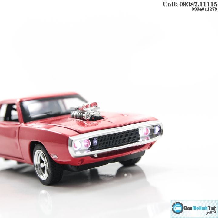 MÔ HÌNH DODGE CHALLENGER FAST AND FURIOUS RED 1:32 MINIAUTO